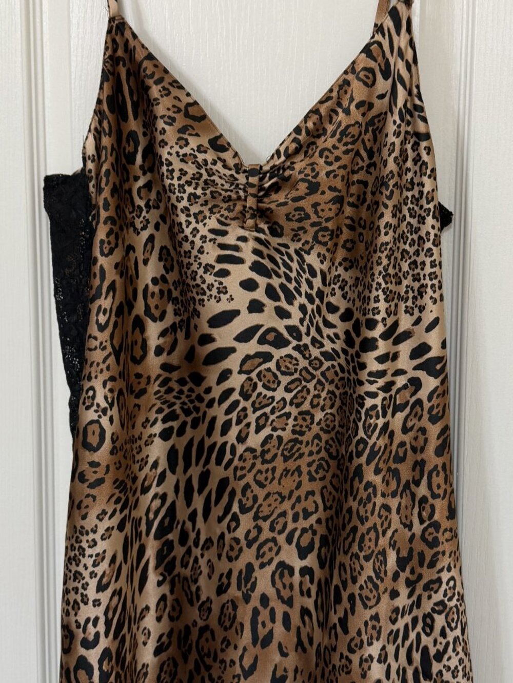 Women's Morgan Taylor Intimates Nightgown Leopard size L
